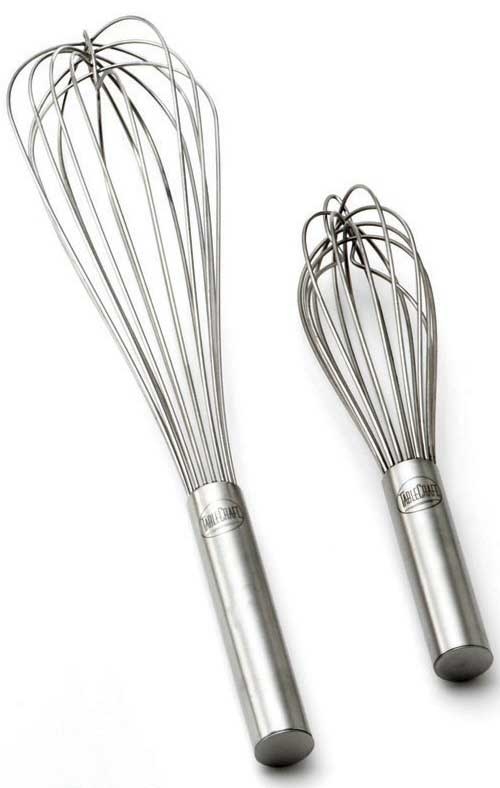 Tablecraft Stainless Steel Piano Whip, 18 inch