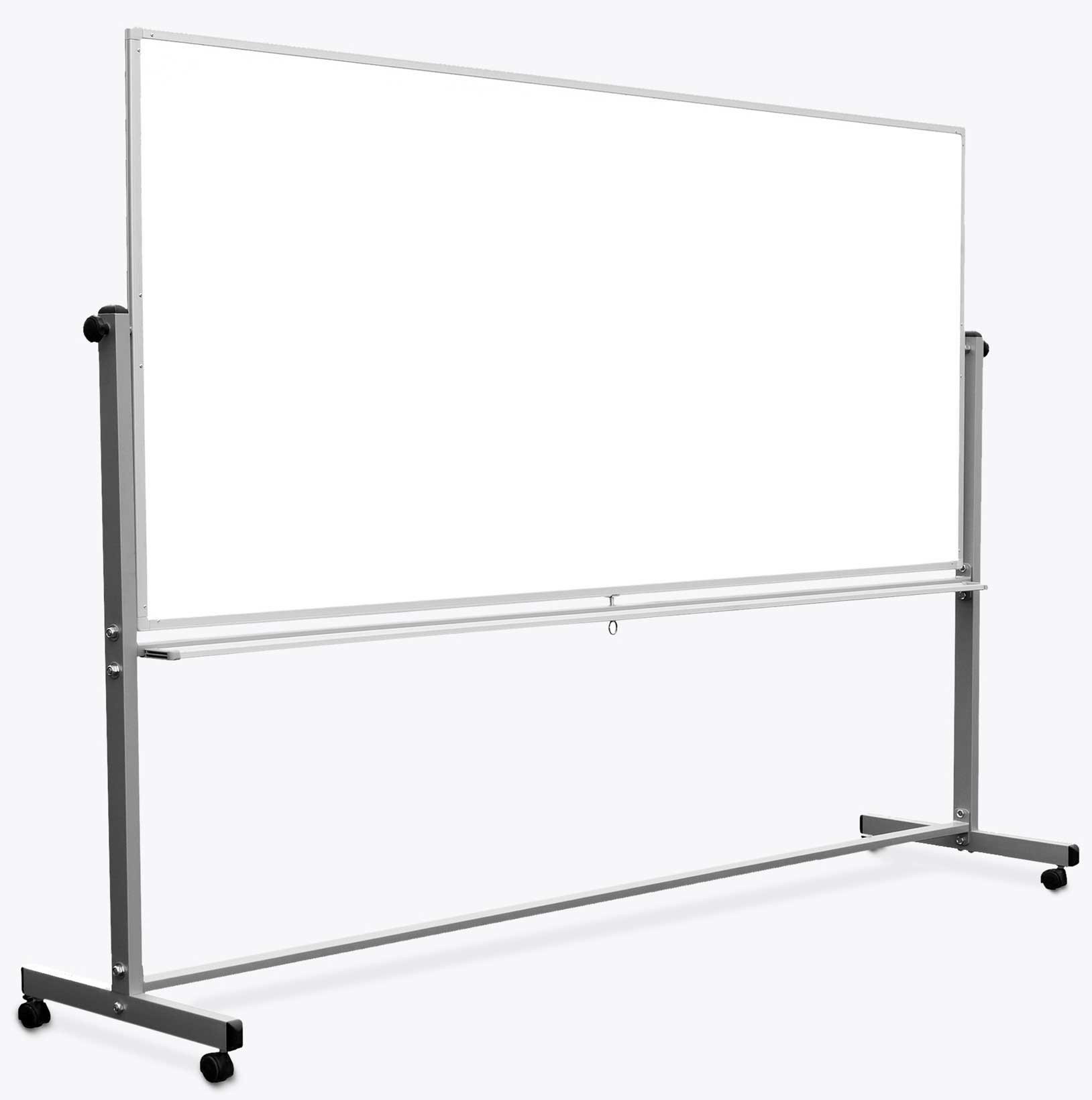 Luxor White Double Sided Magnetic Whiteboard, 96 x 40 inch Height