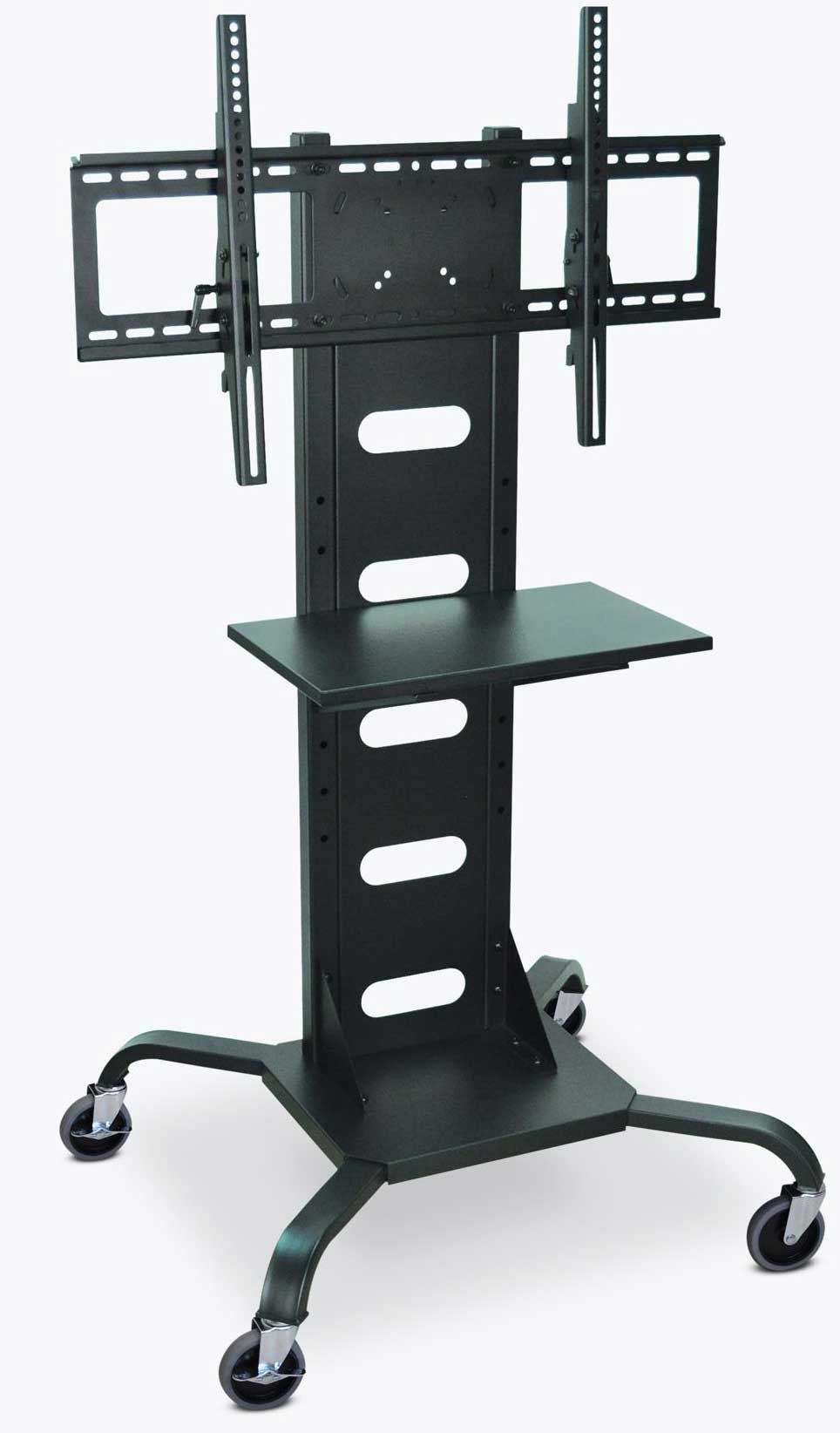 Luxor Mobile Flat Panel TV Stand and Mount, 30.5 x 28 x 51 inch