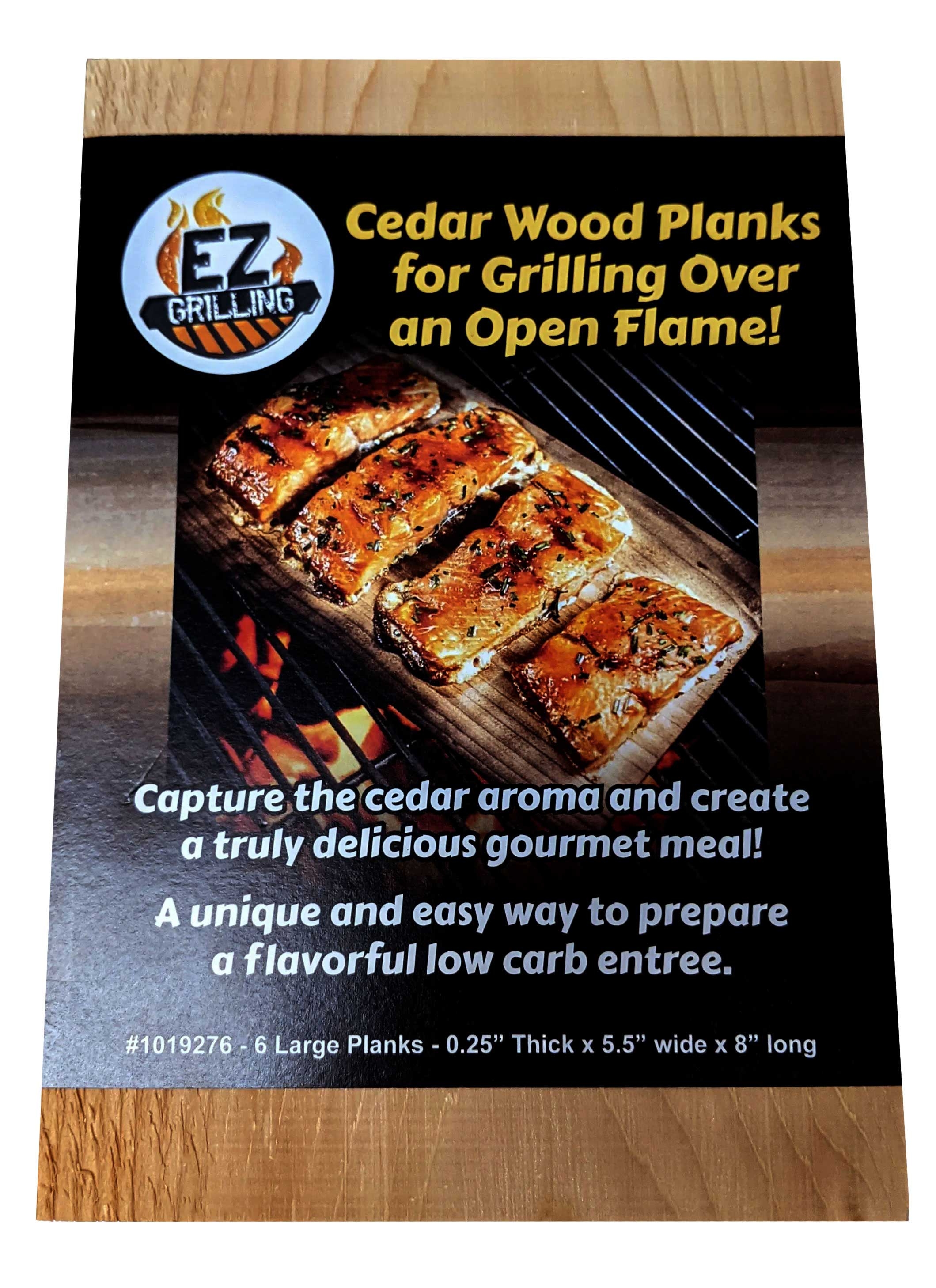 E-Z Grilling Medium Cedar Wood Planks -- 12 per case