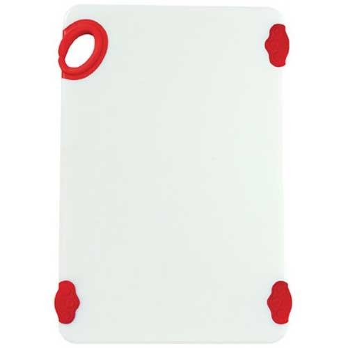 Winco StatikBoard White Cutting Board with Hook, 15 x 20 x 1/2 inch -- 6 per case.