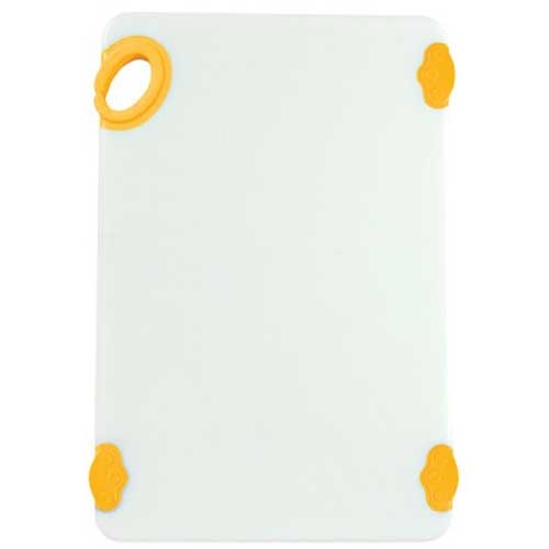 Winco StatikBoard Yellow Cutting Board with Hook, 18 x 24 x 1/2 inch -- 6 per case.