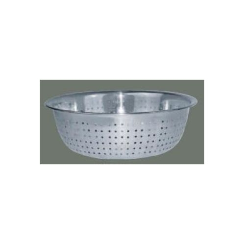 Winco Stainless Steel 2.5 Mm Hole Chinese Colander, 13 Inch
