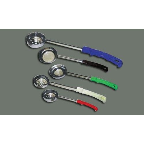Winco Stainless Steel Green One Piece Perforated Food Portioner, 4 Ounce.