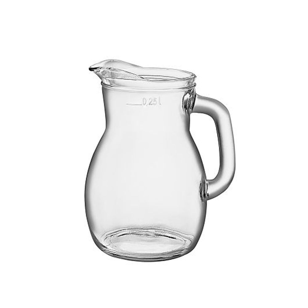 Bormioli Rocco 10 1/8 Ounce Glass Bistrot Pitcher, 12 Count