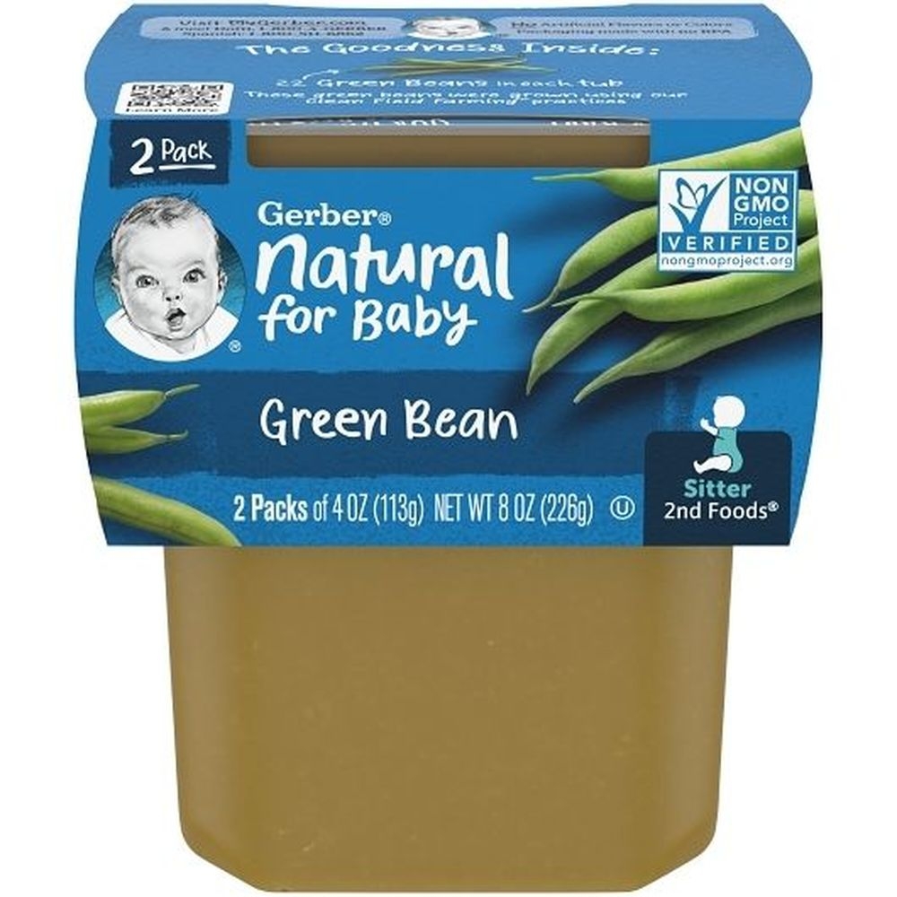 Gerber 2nd Foods Green Beans Baby Food, 8 Ounce -- 8 Per Case