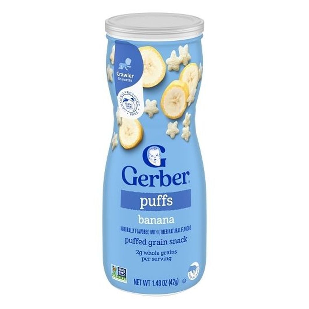 Gerber Puffs Banana Baby Snack, 1.48 Ounce -- 6 Per Case