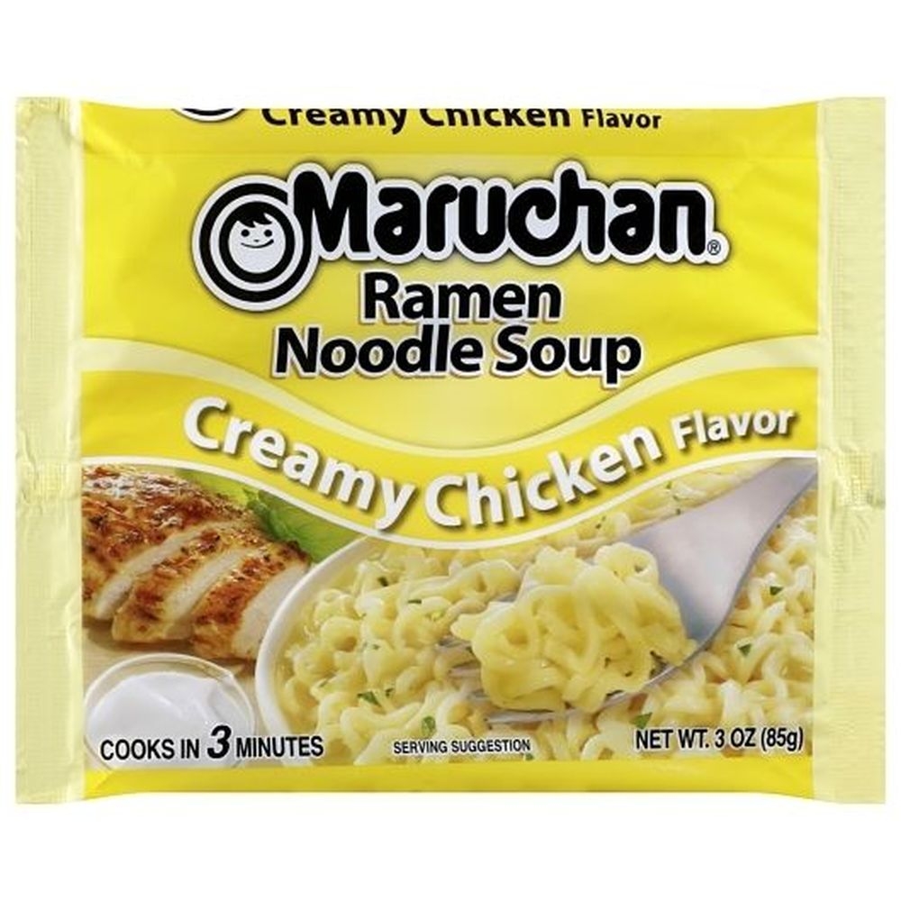 Maruchan Ramen Noodle Creamy Chicken Flavor Soup, 3 Ounce -- 24 Per Case