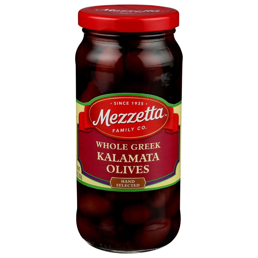 Mezzetta Whole Greek Kalamata Olives, 10 Ounce -- 6 Per Case