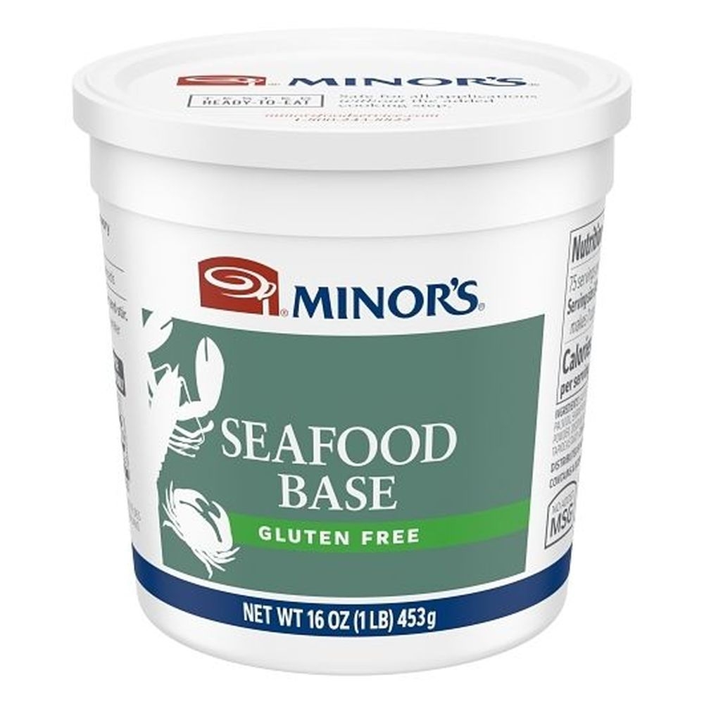 Minor's No Added Msg Seafood Base, 1 Pound -- 6 Per Case