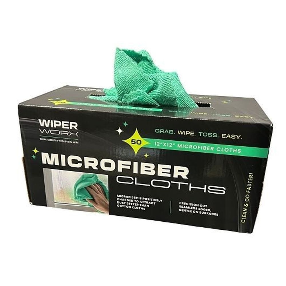White Disposable Microfiber Cloth