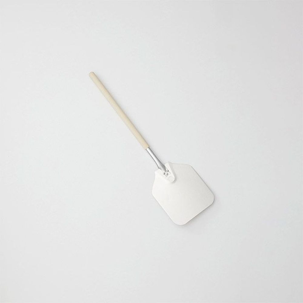 American Metalcraft Aluminum Small Blade Pizza Peel With Wood Handle, 32 1/2 Inch Overall Length