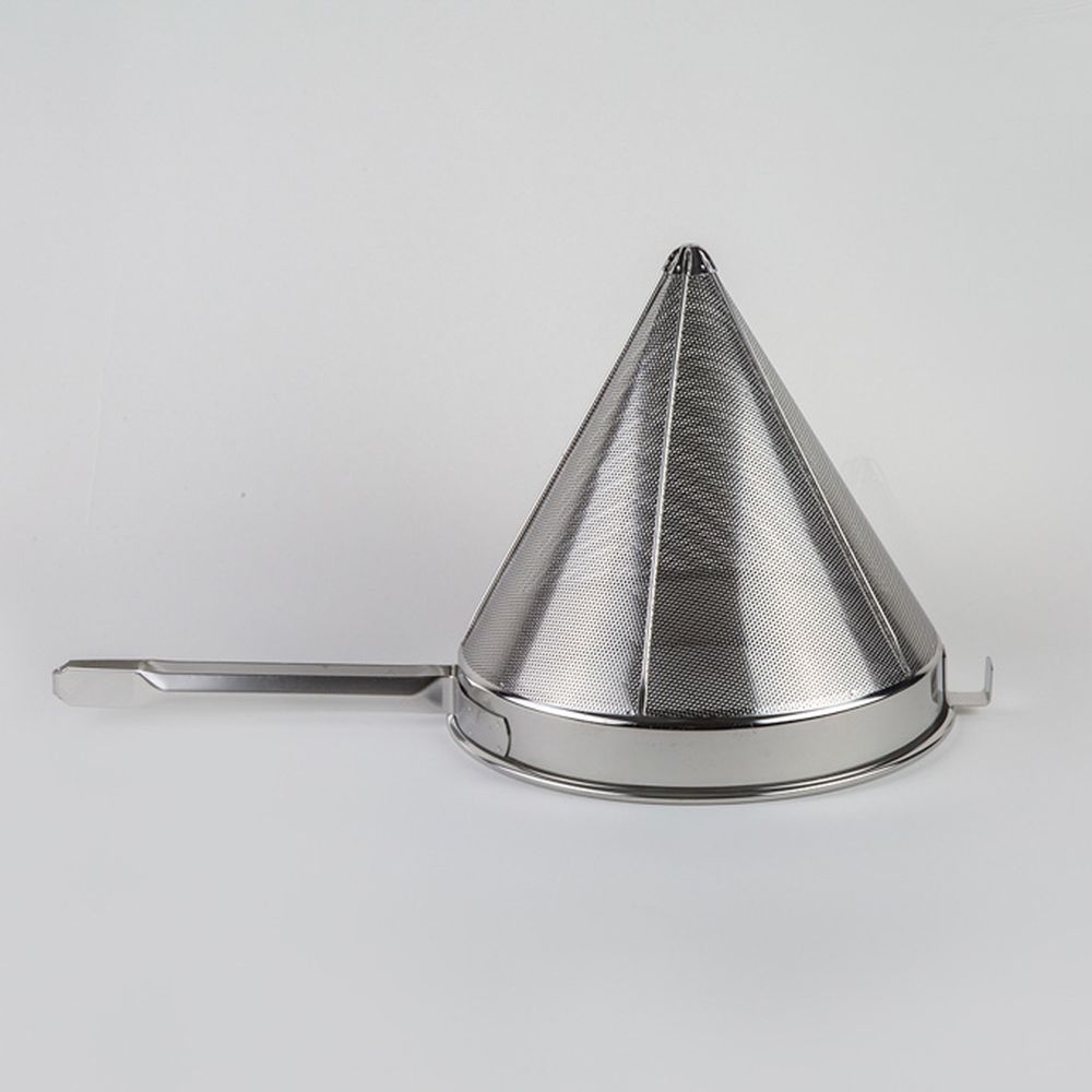 American Metalcraft Stainless Steel Perforated Fine Mesh China Cap Strainer, 12 X 12 X 22 Inch