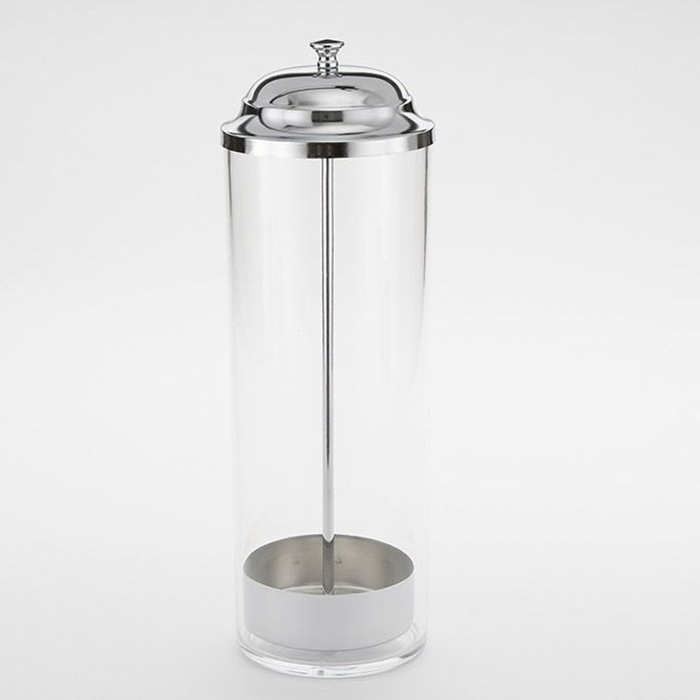 American Metalcraft Clear Straw Dispenser, 3 1/2 X 10 3/4 Inch