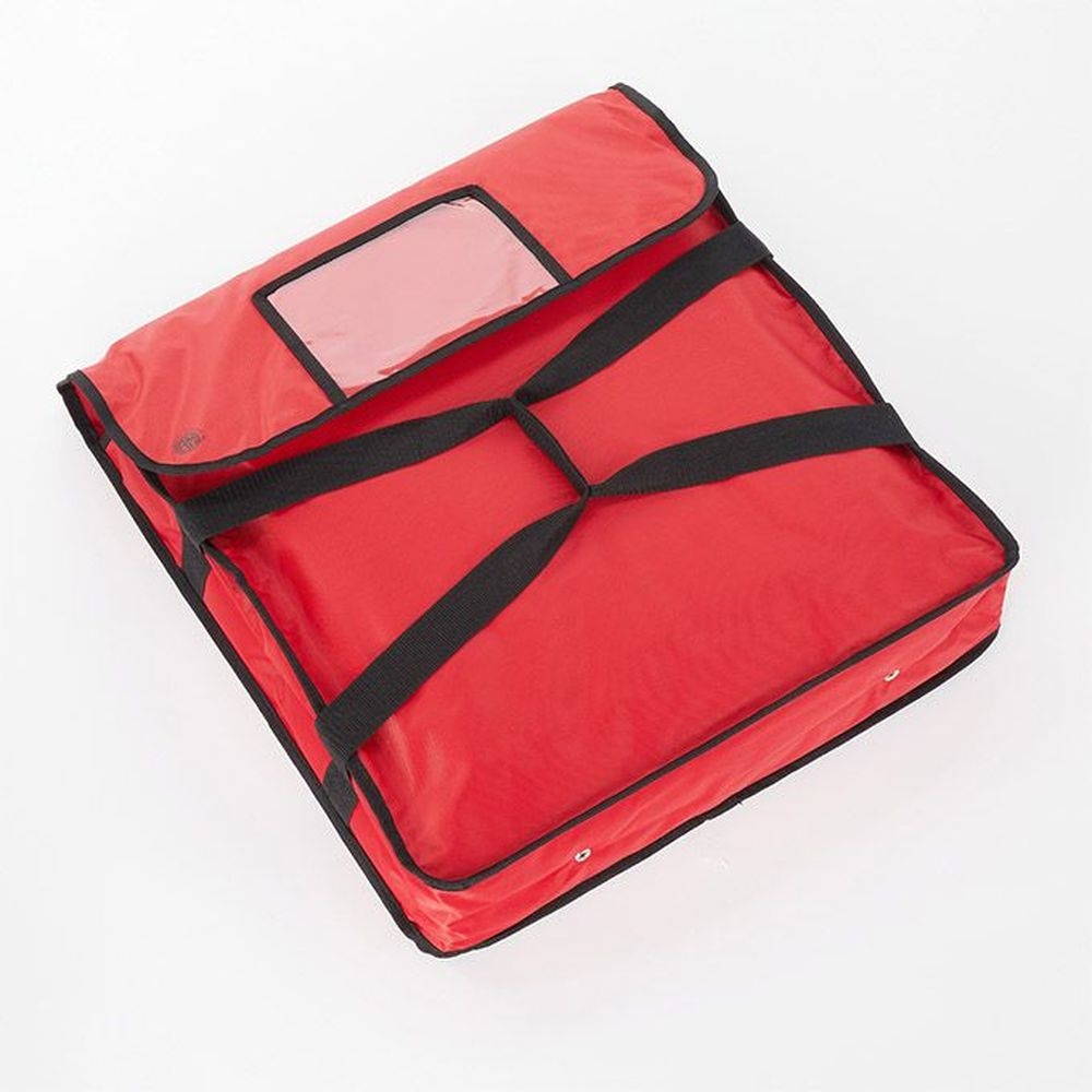 American Metalcraft Deluxe Pizza Delivery Bag - Holds Two 16 Inch Pizza Boxes, 18 X 18 X 5 Inch