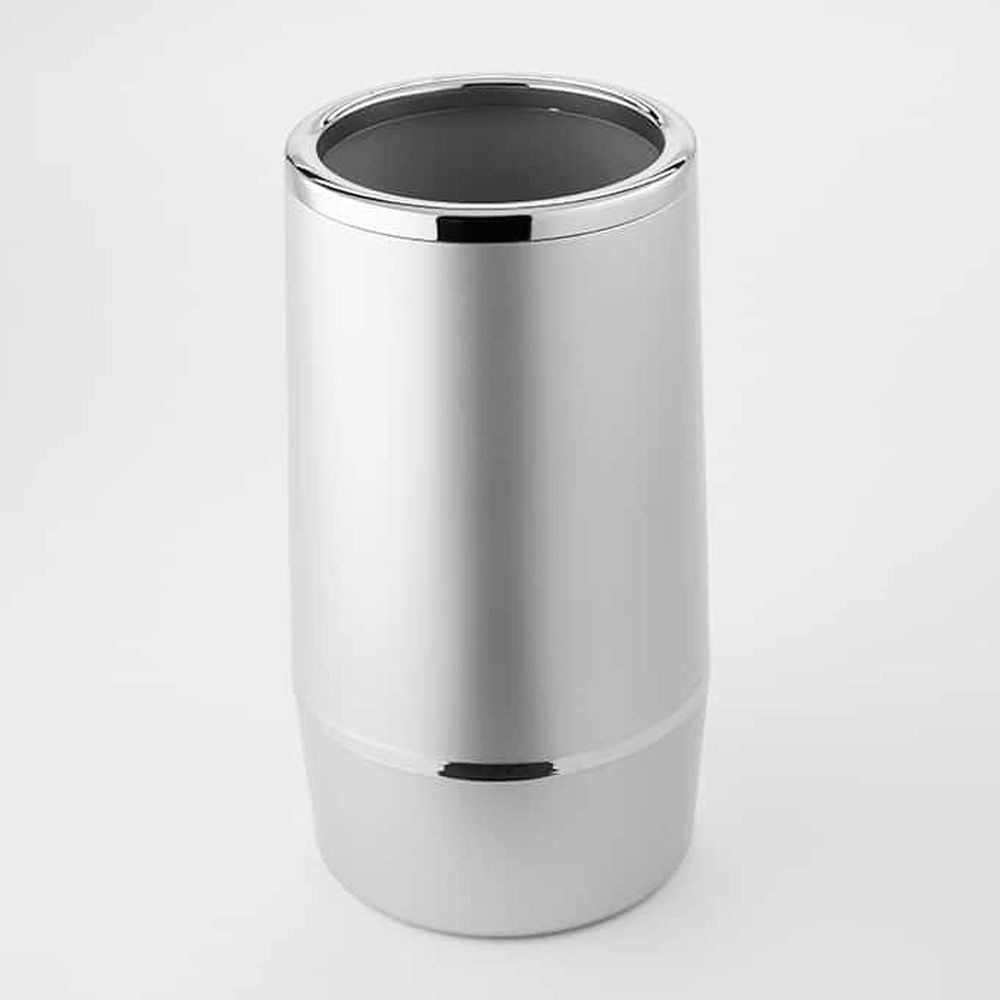 American Metalcraft Silver Acrylic Wine Cooler, 5 Inch Dia. X 9 Inch Height