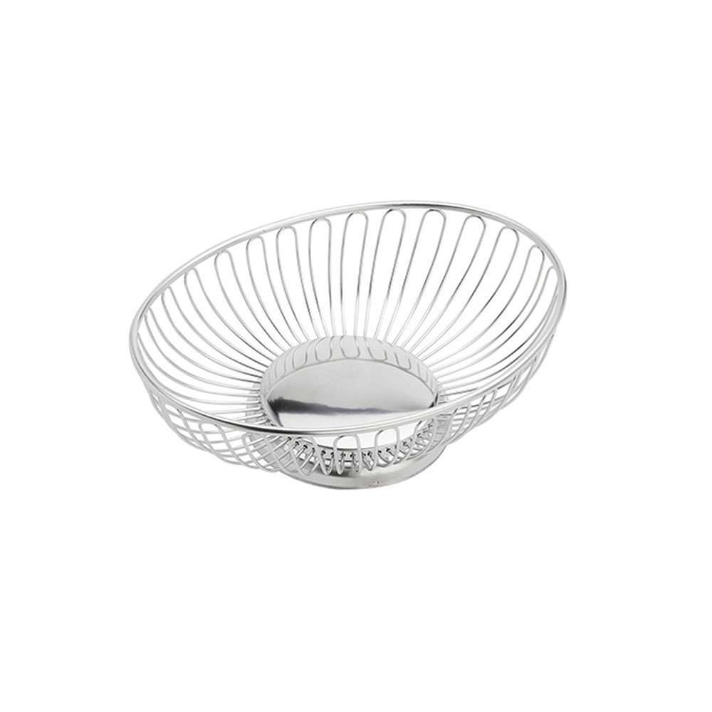 American Metalcraft 18/8 Stainless Steel Oval Basket, 9 Inch X 5-7/8 X 2 5/8 Inch