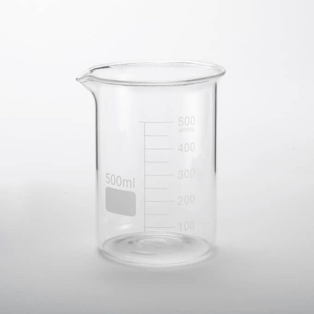 American Metalcraft Clear Glass 17 Ounce Chemistry Beaker, 3-3/4 Inch Dia. X 5 Inch Height