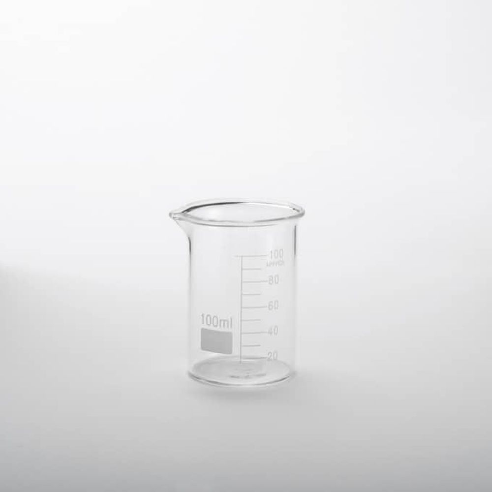 American Metalcraft Clear Glass 3 1/2 Ounce Chemistry Beaker, 2-1/2 Inch Dia. X 3 Inch Height