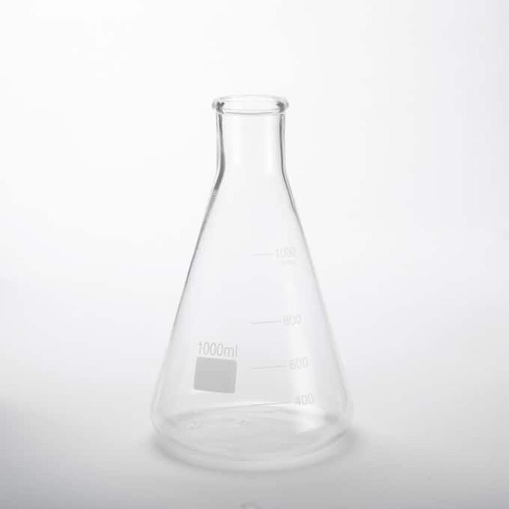 American Metalcraft Clear Glass 34 Ounce Chemistry Flask, 5 Inch Dia. X 8-3/4 Inch Height