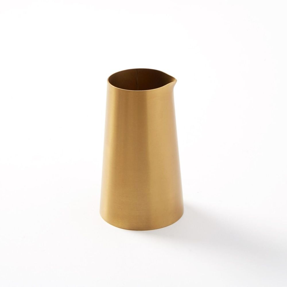 American Metalcraft Evolution Satin Gold Stainless Steel 4 1/2 Ounce Creamer, 2 Inch Dia. X 3-1/2 Inch Height