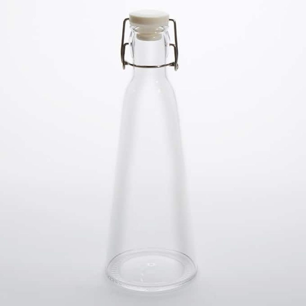 American Metalcraft Clear Acrylic 34 Ounce Water Bottle With Gasket, 4-1/8inch Dia. X 11-5/8 Inch Height