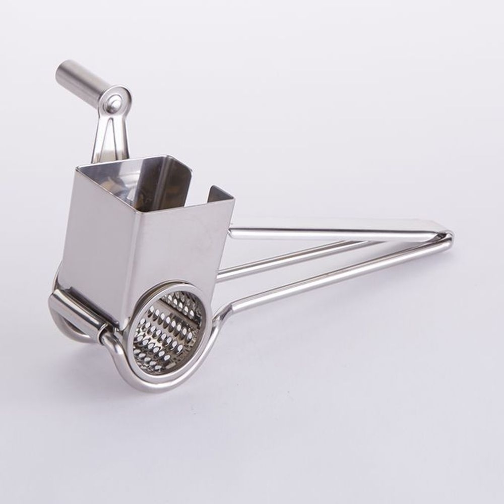 American Metalcraft Stainless Steel Hand Crank Cheese Grater, 8 5/8 X 3 5/8 X 2 7/8 Inch Height