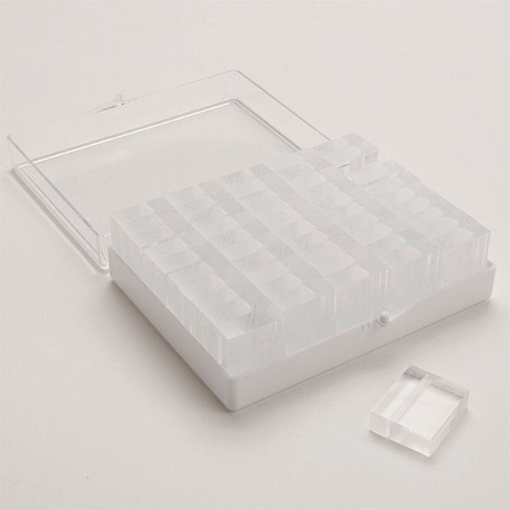 American Metalcraft Clear Acrylic Rectangle Card Holder Set, Set Of 50
