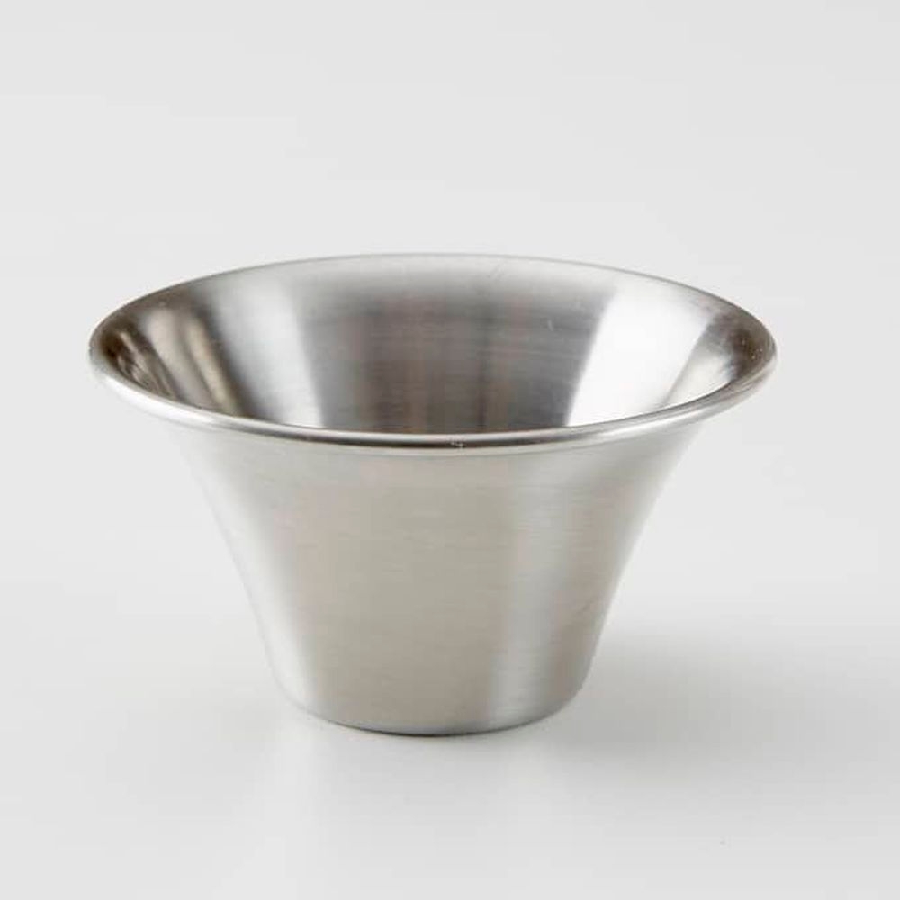 American Metalcraft Flared Stainless Steel 2.5 Ounce Sauce Cup, 3 Inch Dia. X 1-1/2 Inch Height