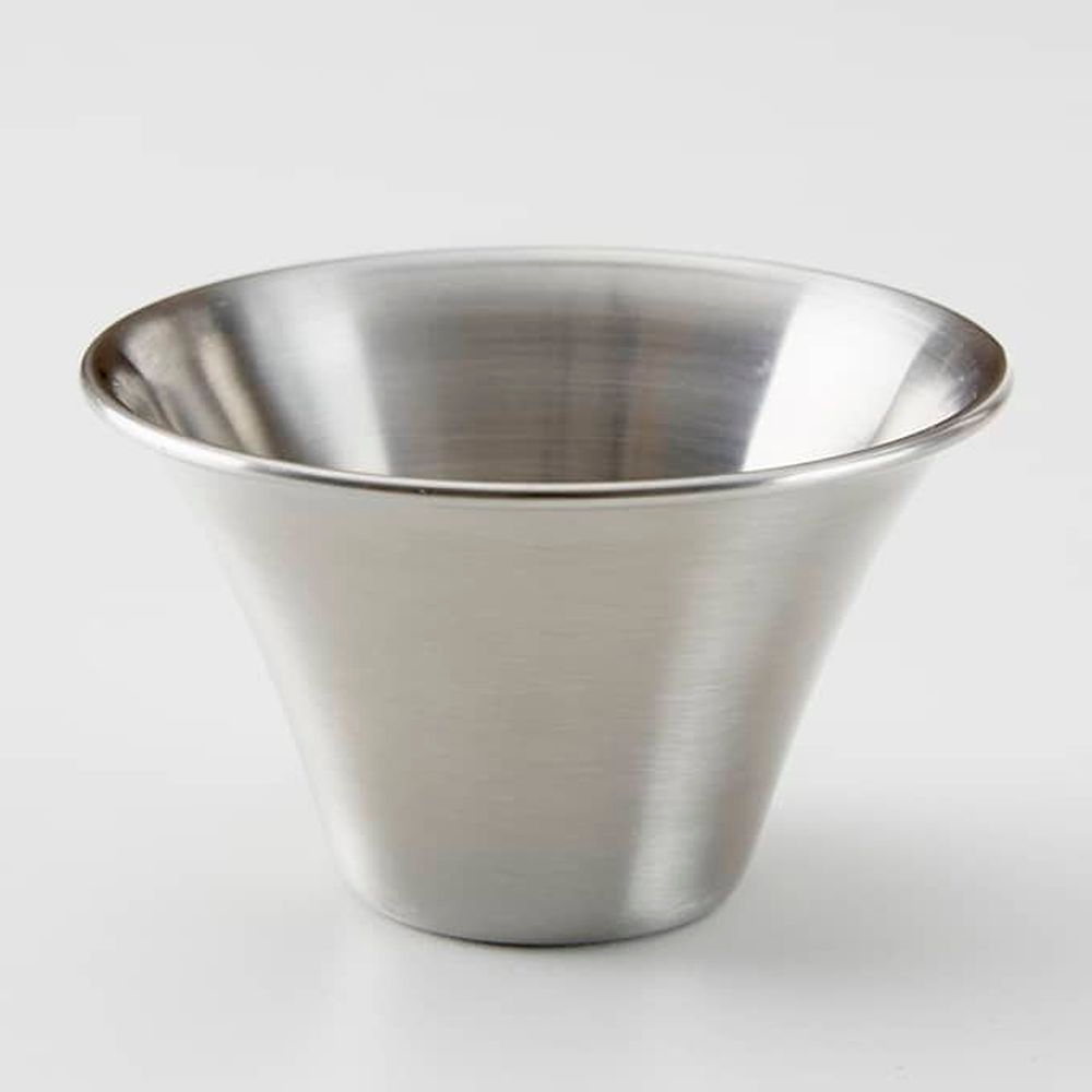 American Metalcraft Flared Stainless Steel 4 Ounce Sauce Cup, 3-3/8 Inch Dia. X 1-7/8 Inch Height