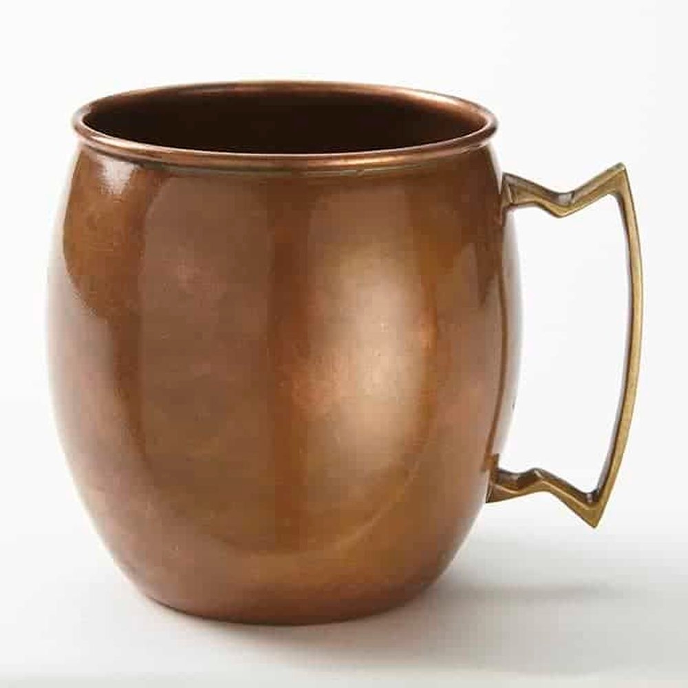 American Metalcraft Antique Copper Satin Finish 14 Ounce Moscow Mule Mug, 2-3/4 Inch Dia. X 3-1/2 Inch Height