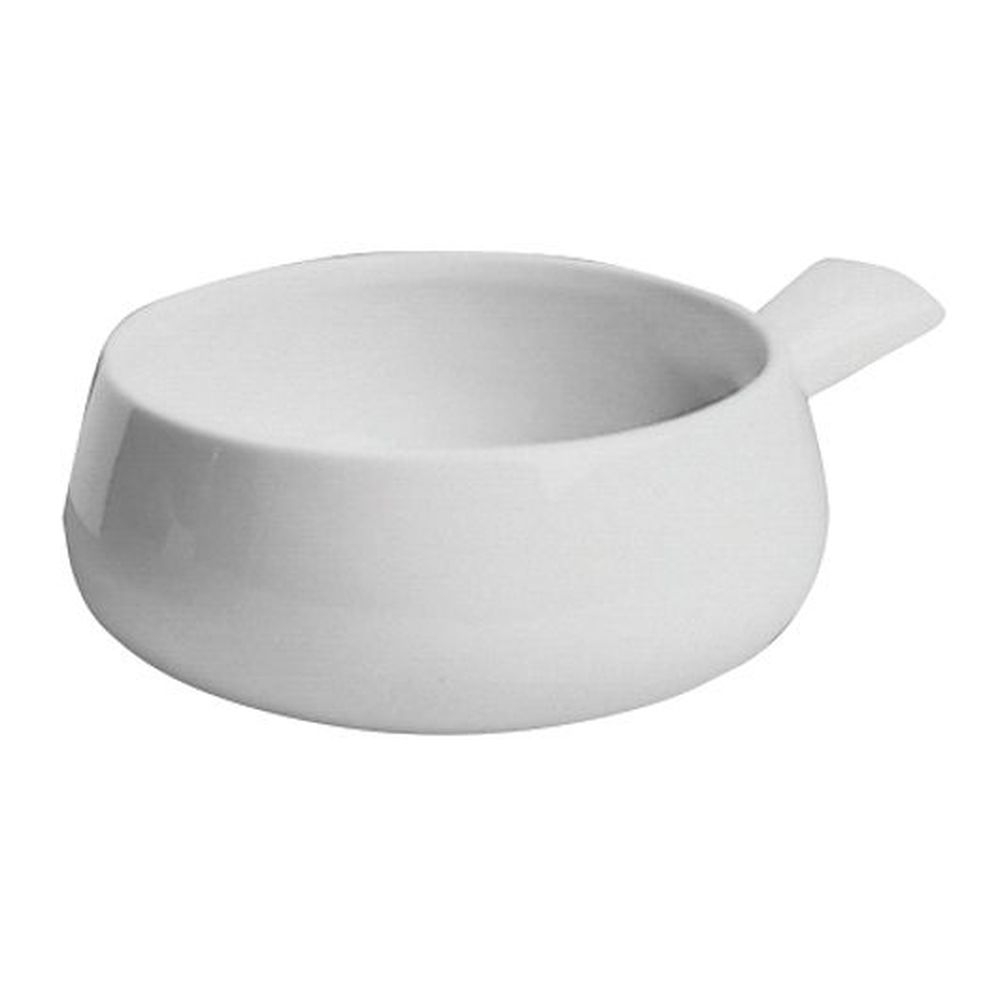 White 10 Ounce Side Handled Soup Bowl, 24 count