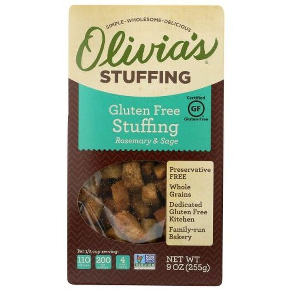 Olivia's Croutons Rosemary And Sage Stuffing, 9 Ounce -- 6 Per Case