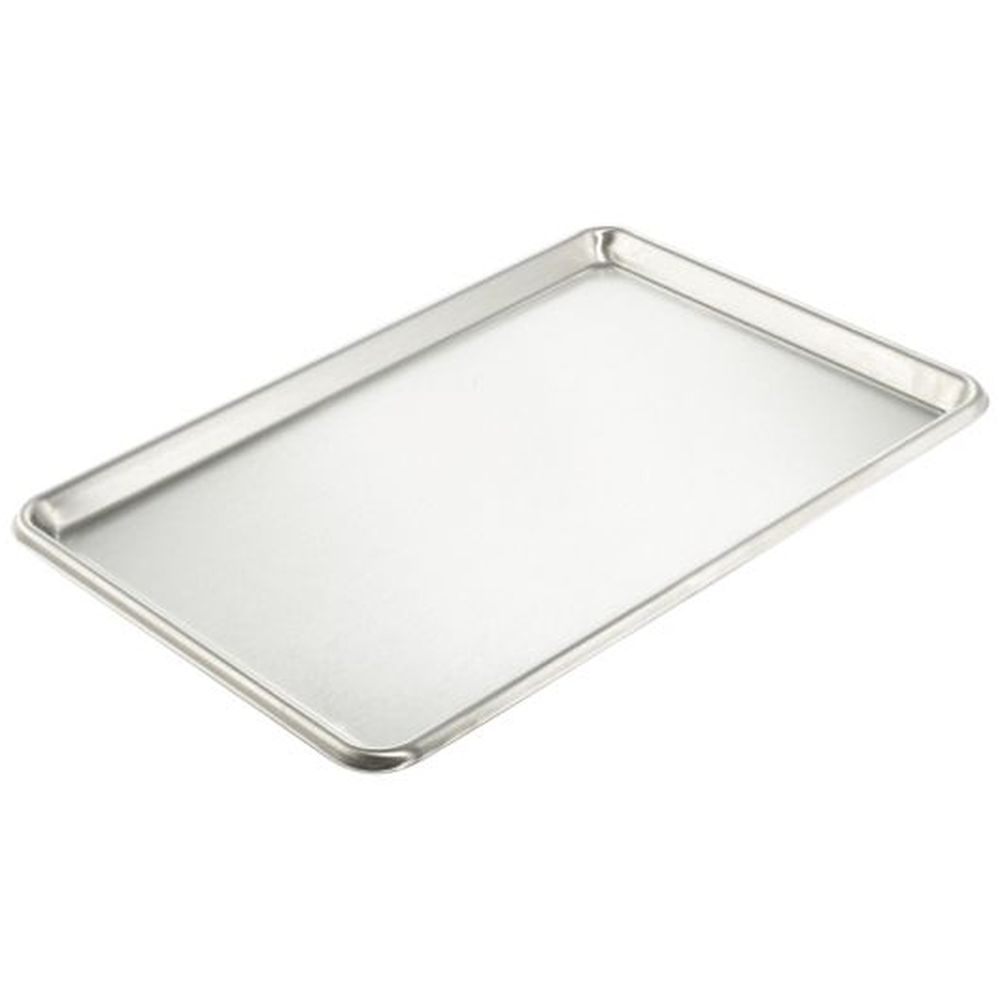 Winco Stainless Steel 1/2 Size Open Bead Sheet Pan, 13 X 18 Inch