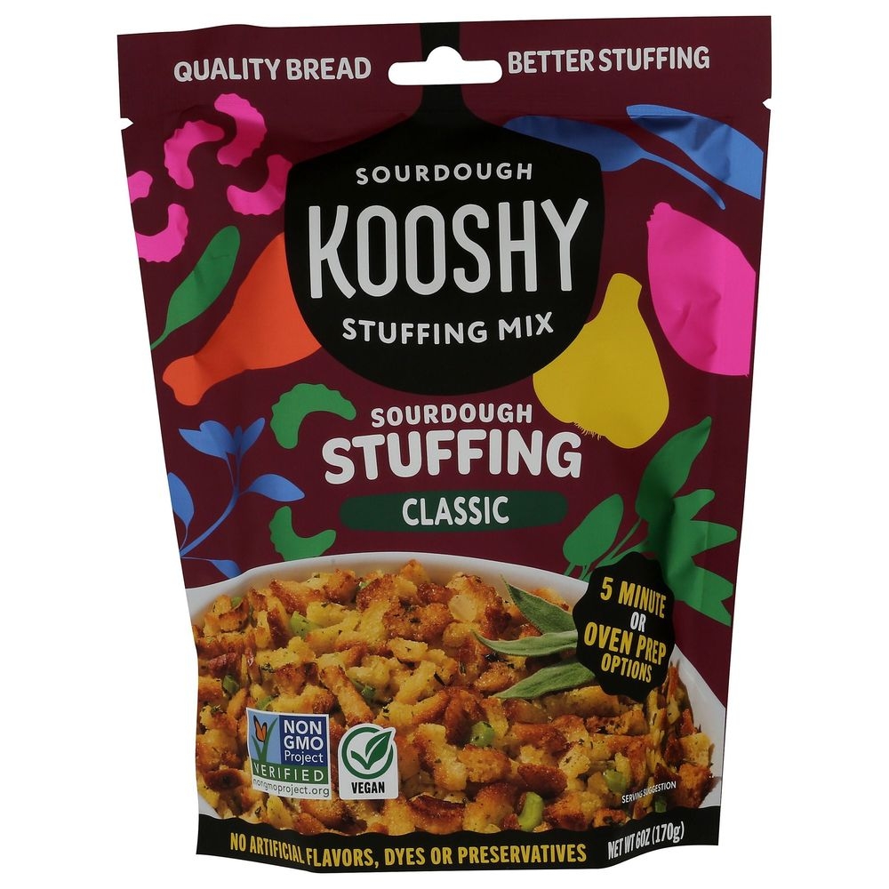 Kooshy Classic Sourdough Stuffing Mix, 6 Ounce -- 6 Per Case