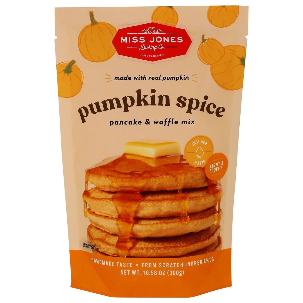 Miss Jones Pumpkin Spice Pancake And Waffle Mix, 10.58 Ounce -- 6 Per Case