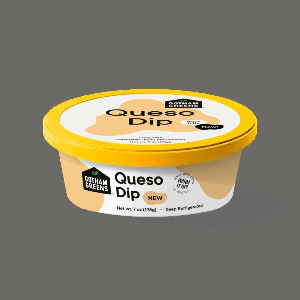 Gotham Greens Plant-based Queso Dip, 7 Ounce -- 6 Per Case