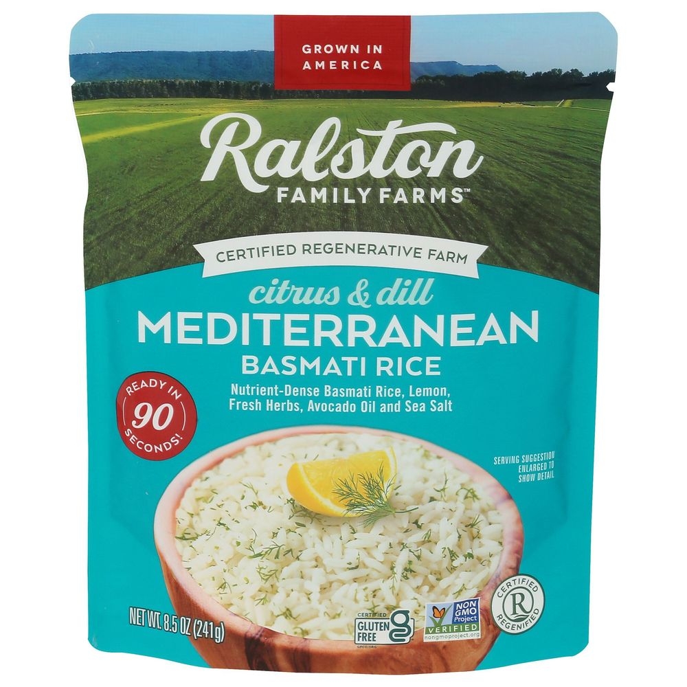 Ralston Family Farms Citrus And Dill Mediterranean Basmati Rice, 8.5 Ounce -- 6 Per Case