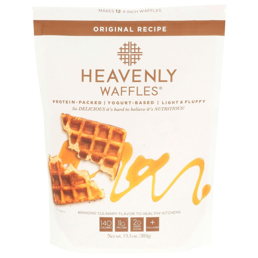 Heavenly Waffles Light And Fluffy Original Recipe Waffle Mix, 13.5 Ounce -- 6 Per Case