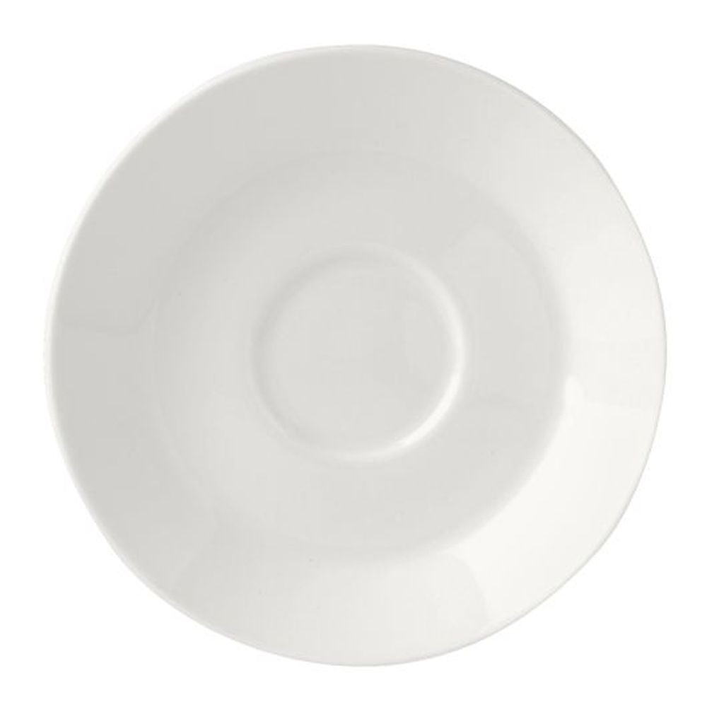Monaco Vogue White Alumina Vitrified 4.625 inch Saucer, 36 count