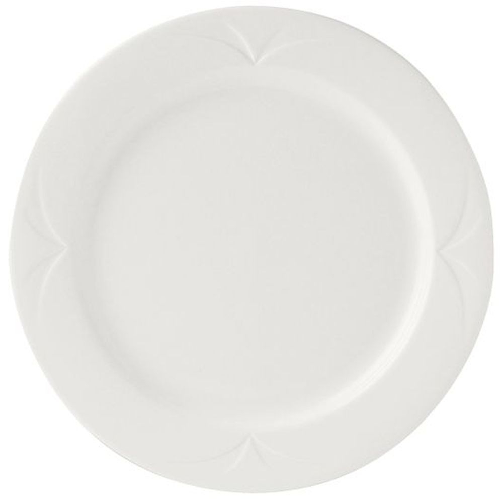 Bianco Alumina Vitrified 10 inch Plate, 24 count