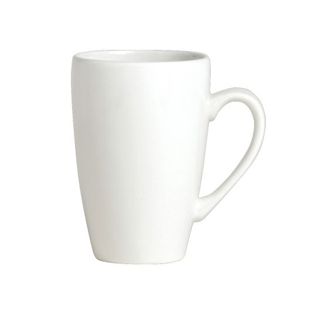 Simplicity White Alumina Vitrified 12 Ounce Quench Mug, 24 count
