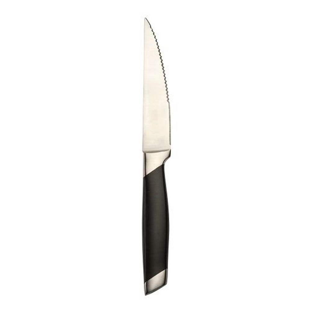 Varick Stainless Steel 10 Inch Steak Knife With Tapered Serrated Blade, 12 Count