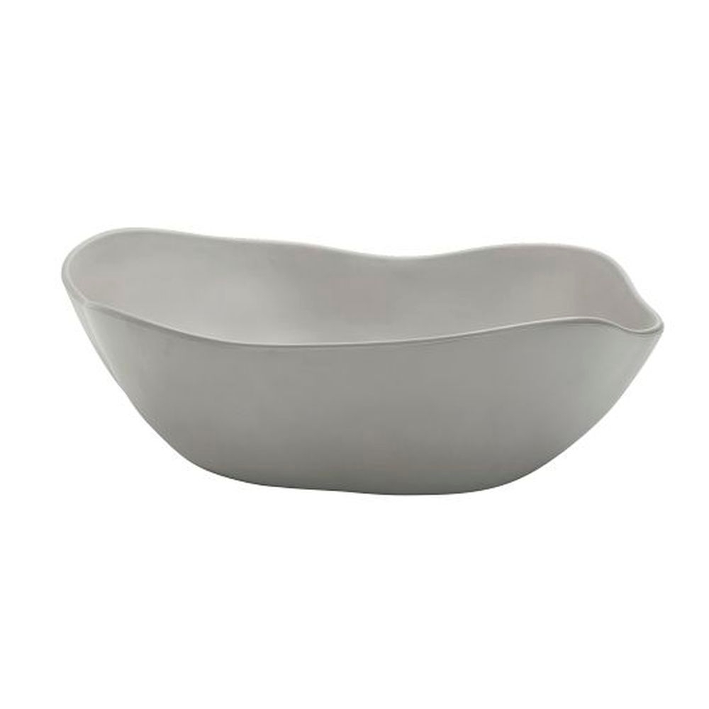Marisol Driftwood Gray 3 Gallon Melamine Salad Bowl, 4 count