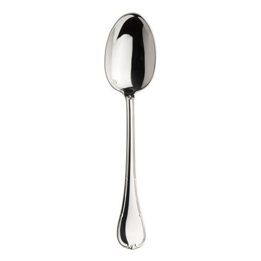 Lucia 18/10 Stainless Steel 7.25 inch Oval Bowl Soup/Dessert Spoon, 12 count