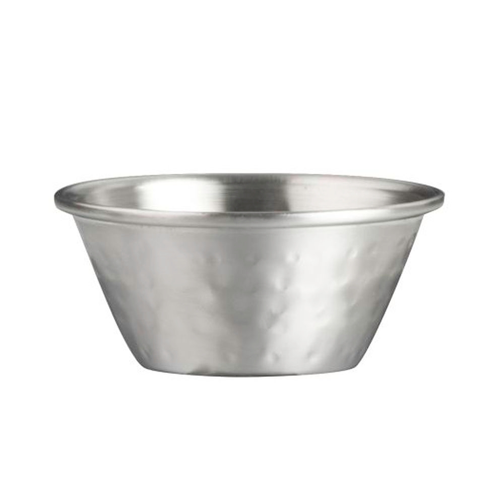 Creations Stainless Steel 1.75 Ounce Hammered Ramekin, 48 Count
