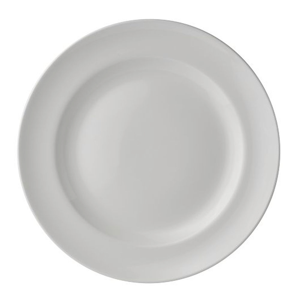 Virtu Bone China 9.0 inch Banquet Rim Plate, 24 count