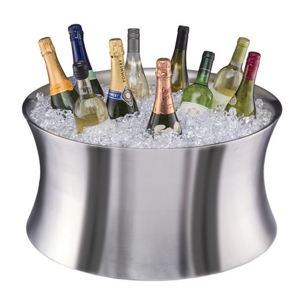 Dw Haber Buffet Chillers 18/10 Stainless Steel Double Wall Beverage Tub, 24 Inch