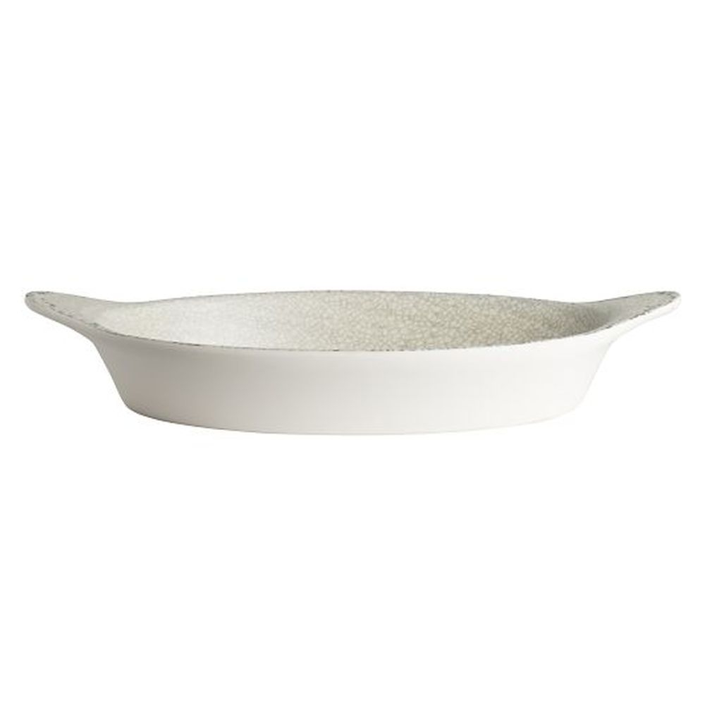 Pompeii Stone 23.0 Ounce Melamine Oval Eared Dish, 6 count
