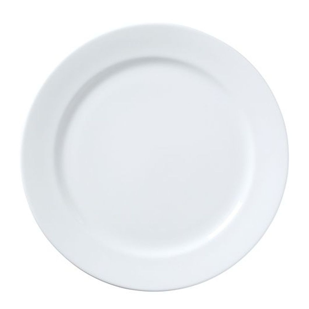 President and Banqueting Bone China Narrow Rim Plate, 11 3/4 inch, 12 count